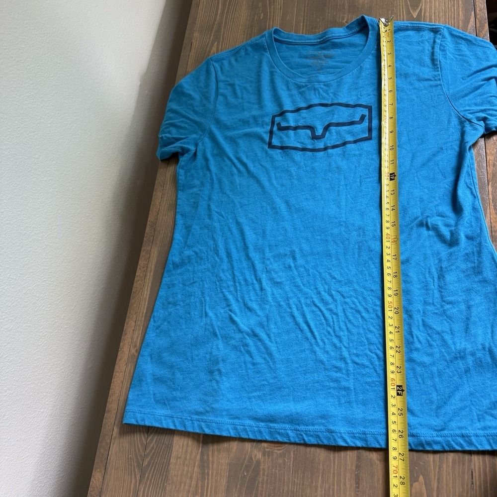 Kimes Ranch Womens XL Blue Logo Crewneck Short Sleeve Tee T-Shirt Western - Picture 7 of 7